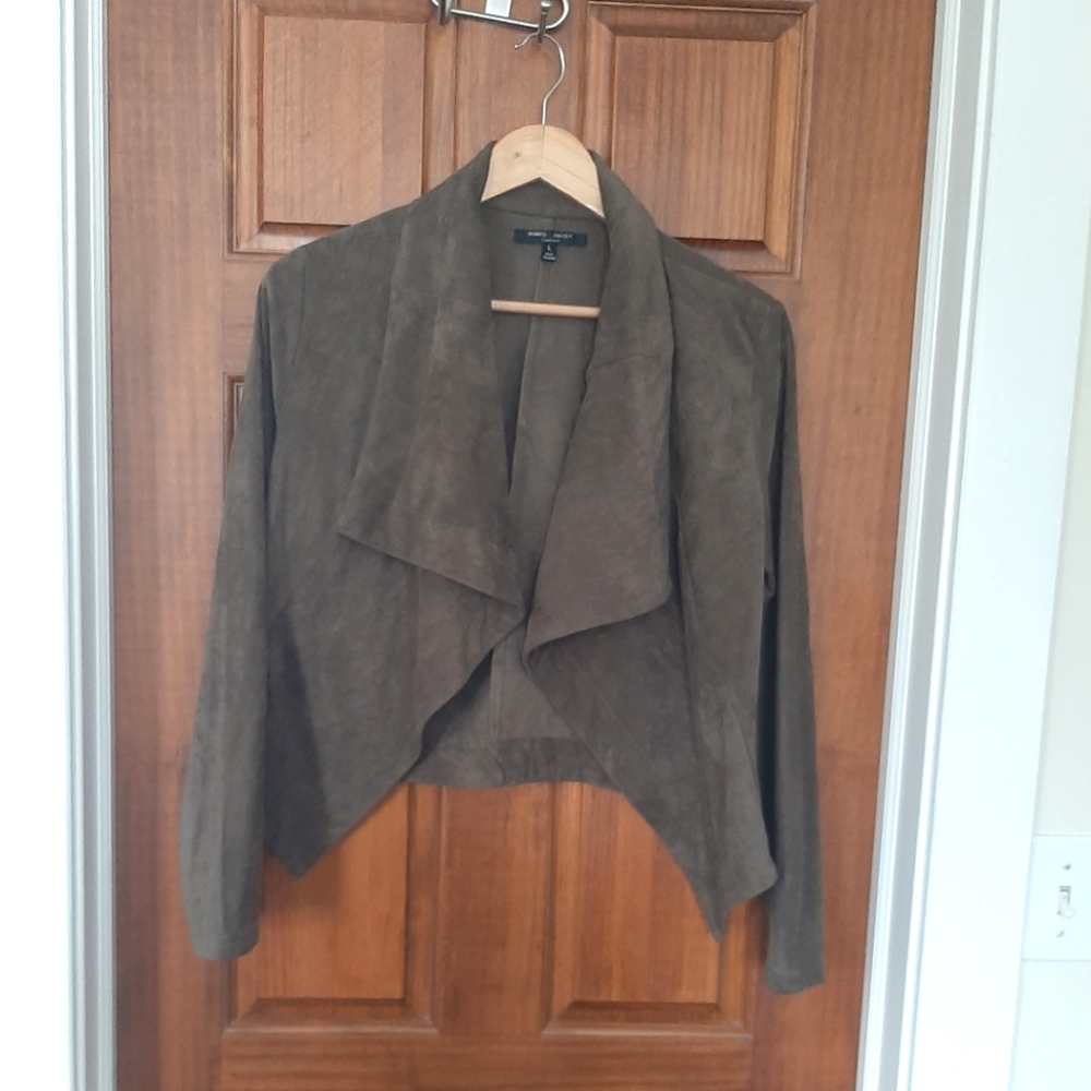 ROMEO & JULIET COUTURE Stylish Taupe Women's Jacket